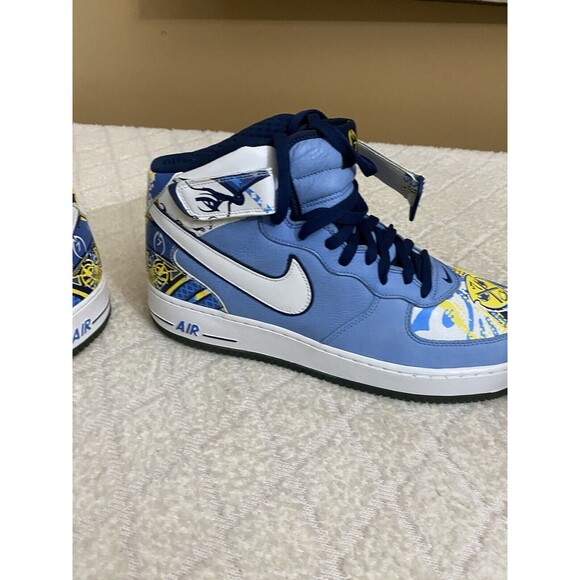 Nike Air Force 1 Mid Premium Michael Vick Collection Royale Blue 2006 Size 12.5 - Picture 9 of 16